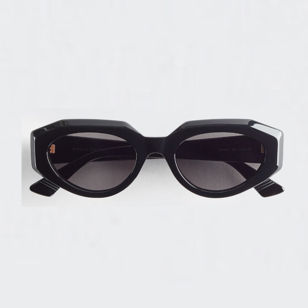 - NEW Bottega Veneta Facet Acetate Cat Eye Sunglasses AX4